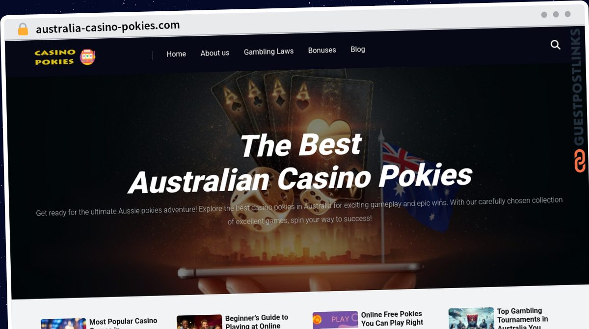 Publish Guest Post on australia-casino-pokies.com