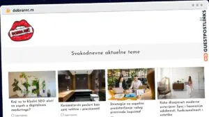 Publish Guest Post on dobrarec.rs
