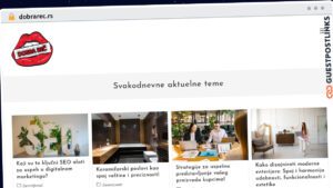 Publish Guest Post on dobrarec.rs
