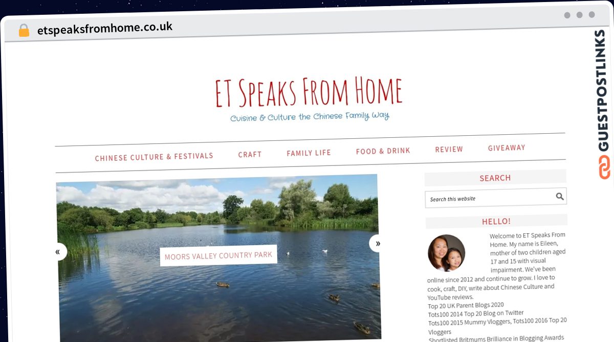 Publish Guest Post on etspeaksfromhome.co.uk