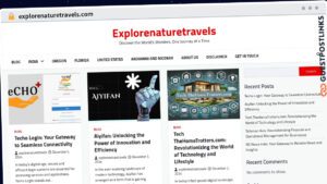 Publish Guest Post on explorenaturetravels.com