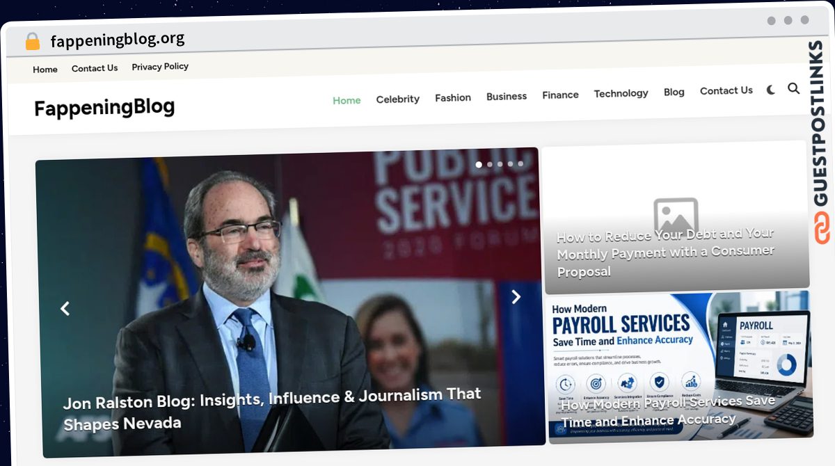 Publish Guest Post on fappeningblog.org