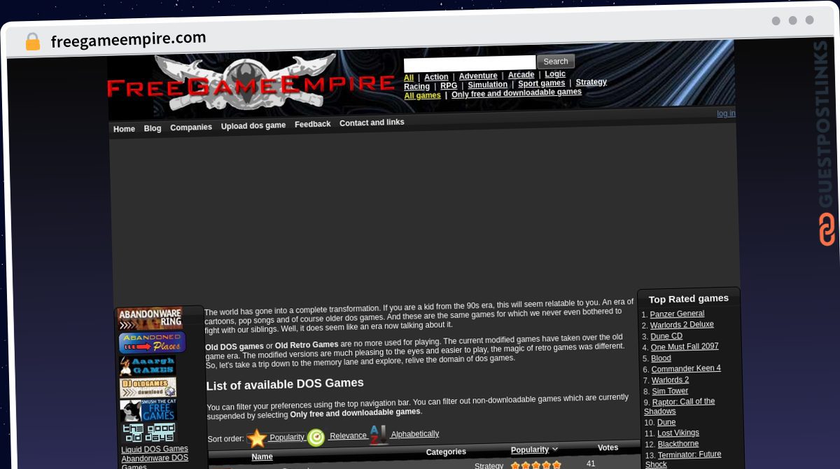 Publish Guest Post on freegameempire.com