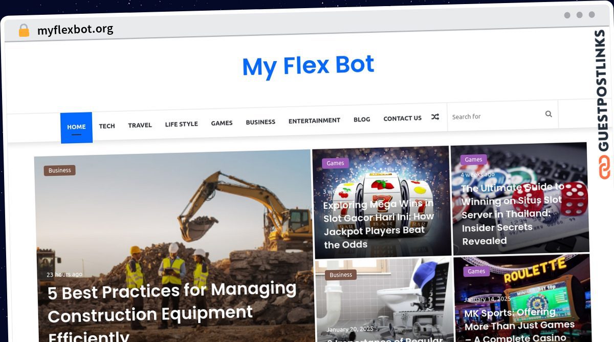 Publish Guest Post on myflexbot.org