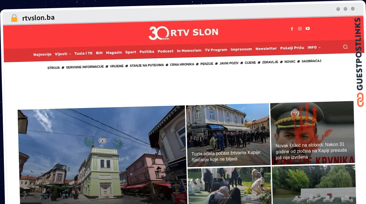 Publish Guest Post on rtvslon.ba