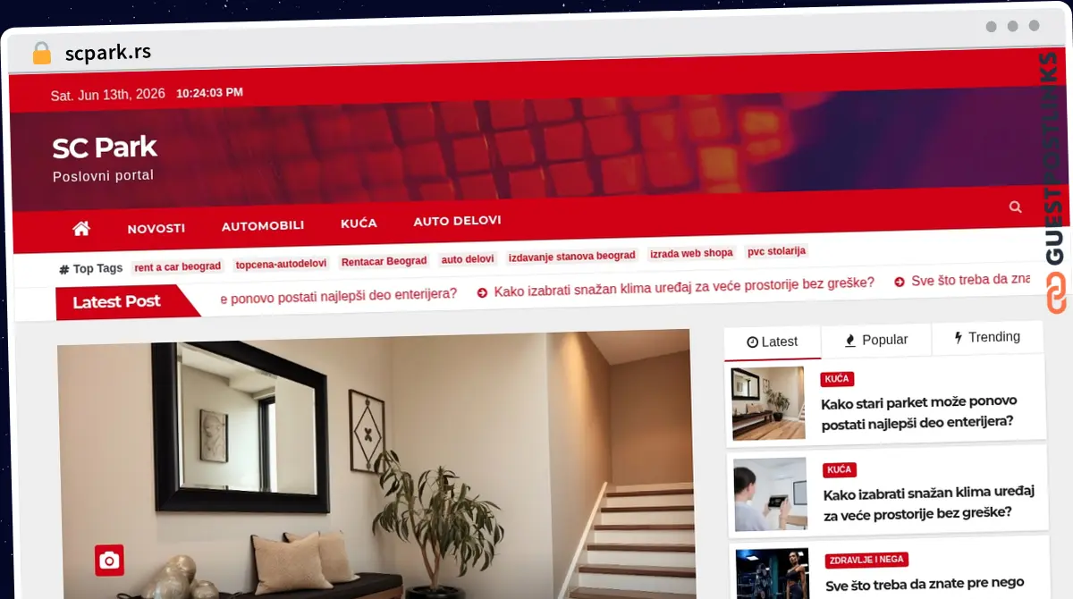 Publish Guest Post on scpark.rs