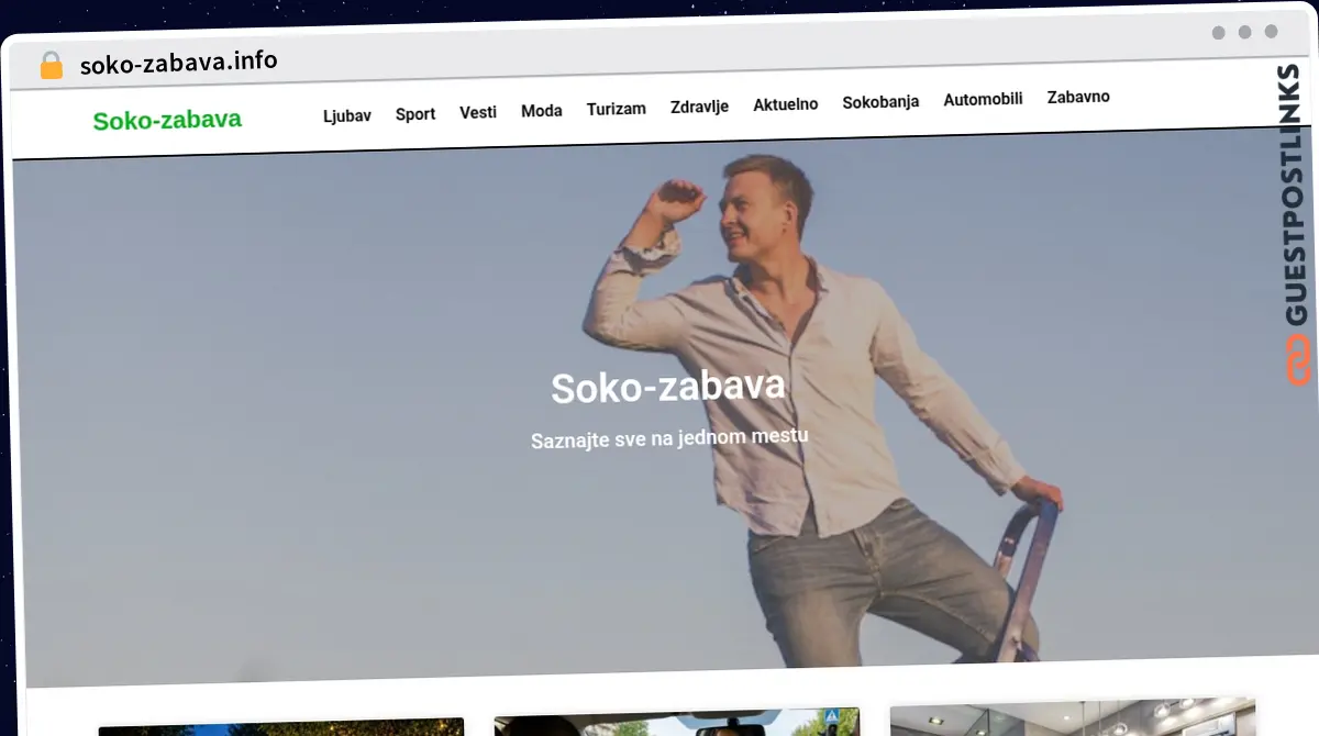 Publish Guest Post on soko-zabava.info