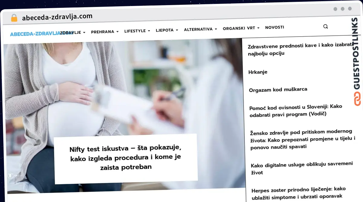 Publish Guest Post on abeceda-zdravlja.com