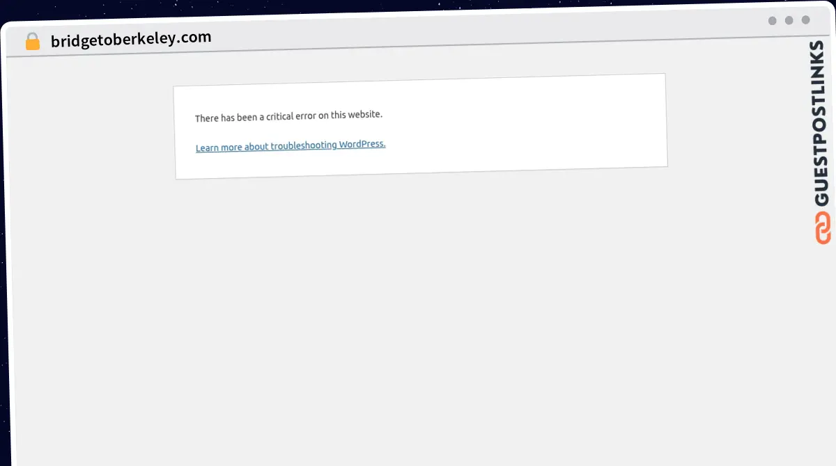 Publish Guest Post on bridgetoberkeley.com
