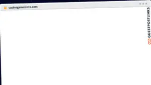 Publish Guest Post on casinogameslistx.com
