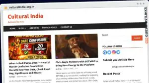 Publish Guest Post on culturalindia.org.in