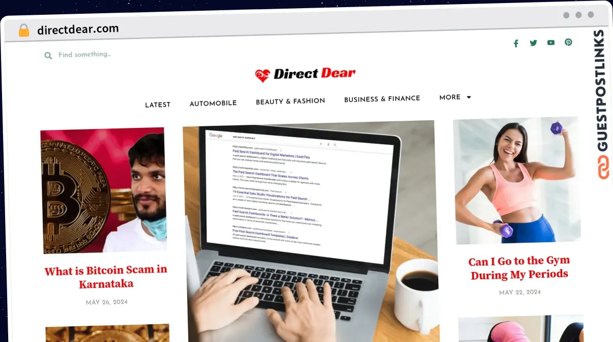 Publish Guest Post on directdear.com