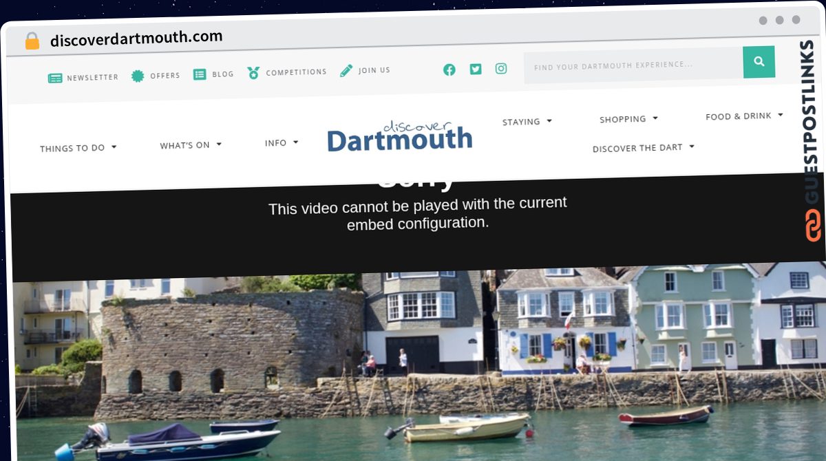 Publish Guest Post on discoverdartmouth.com