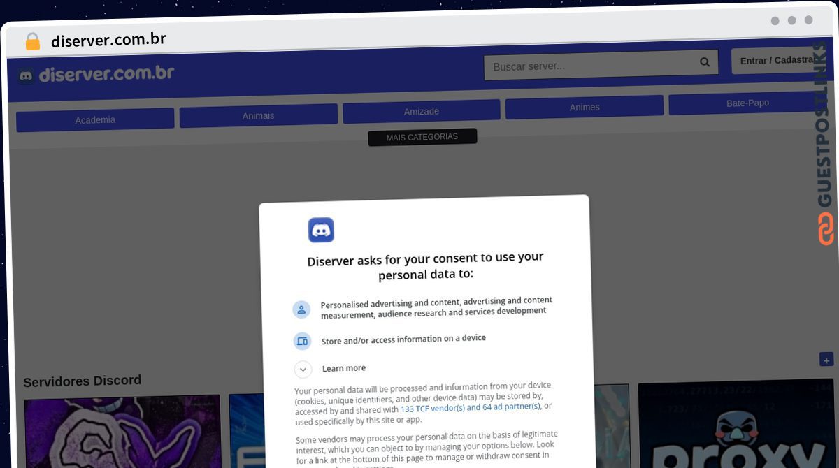 Publish Guest Post on diserver.com.br