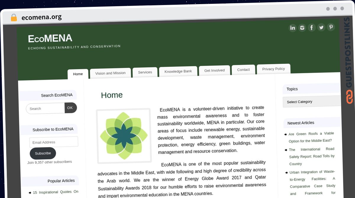 Publish Guest Post on ecomena.org