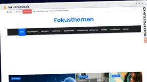 Publish Guest Post on fokusthemen.de