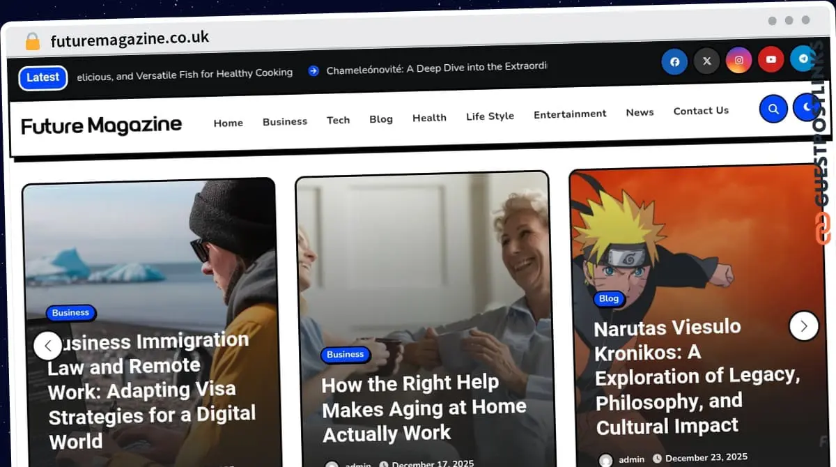 Publish Guest Post on futuremagazine.co.uk