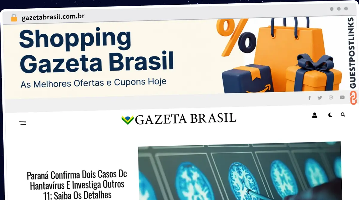 Publish Guest Post on gazetabrasil.com.br