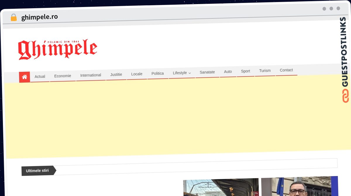 Publish Guest Post on ghimpele.ro