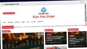 Publish Guest Post on koinmaspoker.net