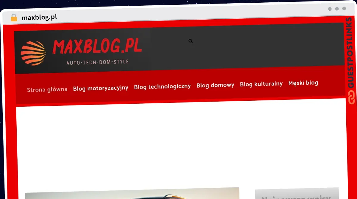 Publish Guest Post on maxblog.pl
