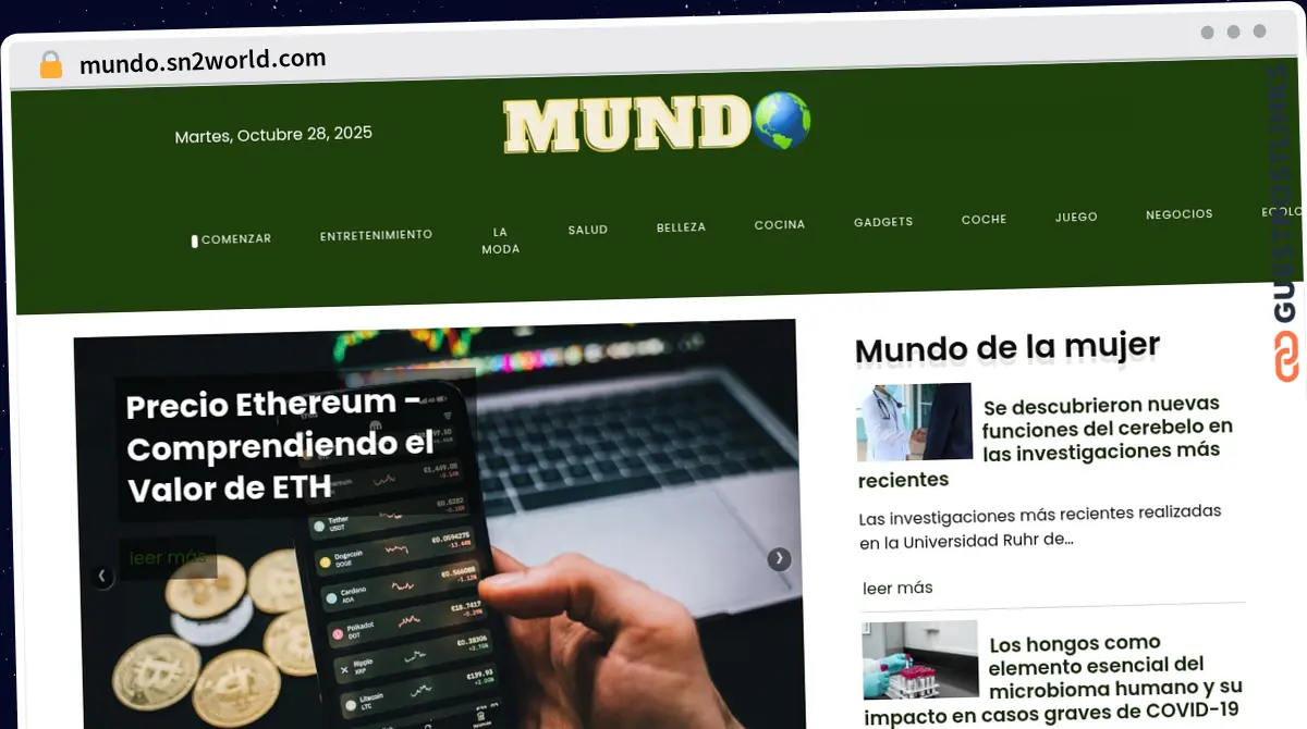 Publish Guest Post on mundo.sn2world.com
