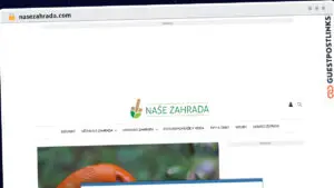 Publish Guest Post on nasezahrada.com
