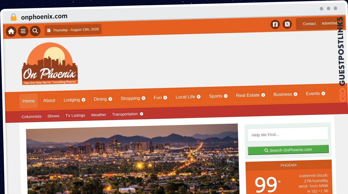 Publish Guest Post on onphoenix.com