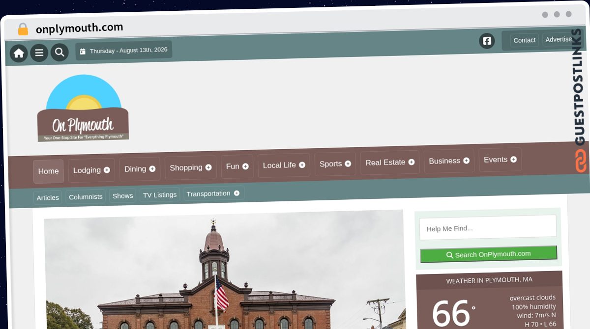 Publish Guest Post on onplymouth.com