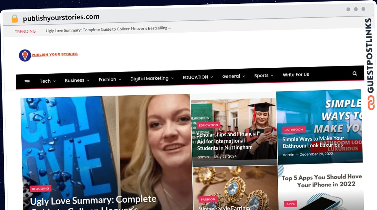 Publish Guest Post on publishyourstories.com