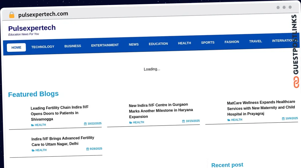 Publish Guest Post on pulsexpertech.com
