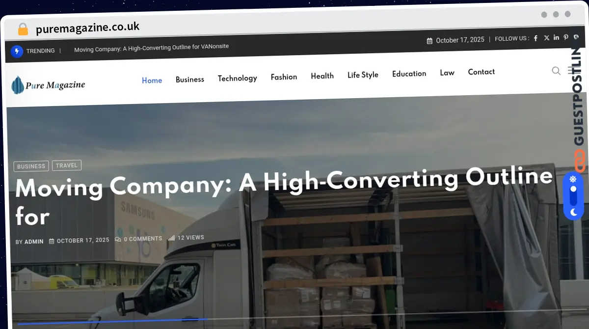 Publish Guest Post on puremagazine.co.uk