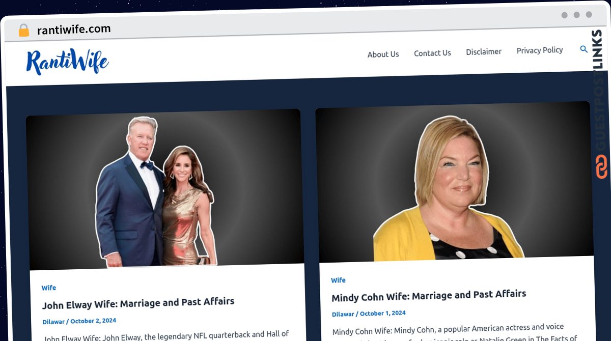 Publish Guest Post on rantiwife.com