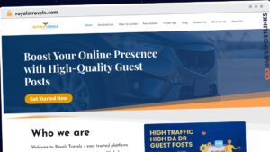 Publish Guest Post on royalstravels.com