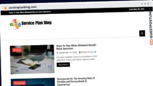 Publish Guest Post on serviceplanblog.com