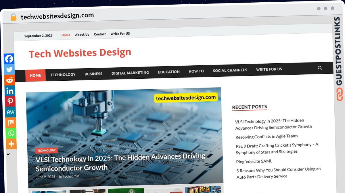 Publish Guest Post on techwebsitesdesign.com