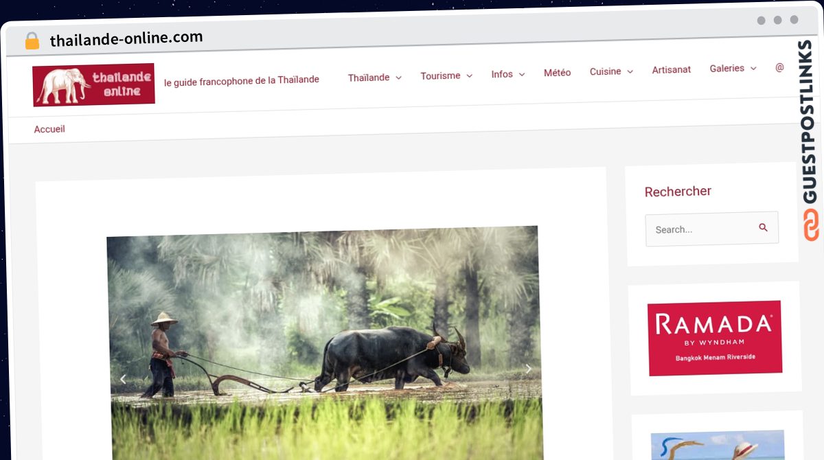 Publish Guest Post on thailande-online.com