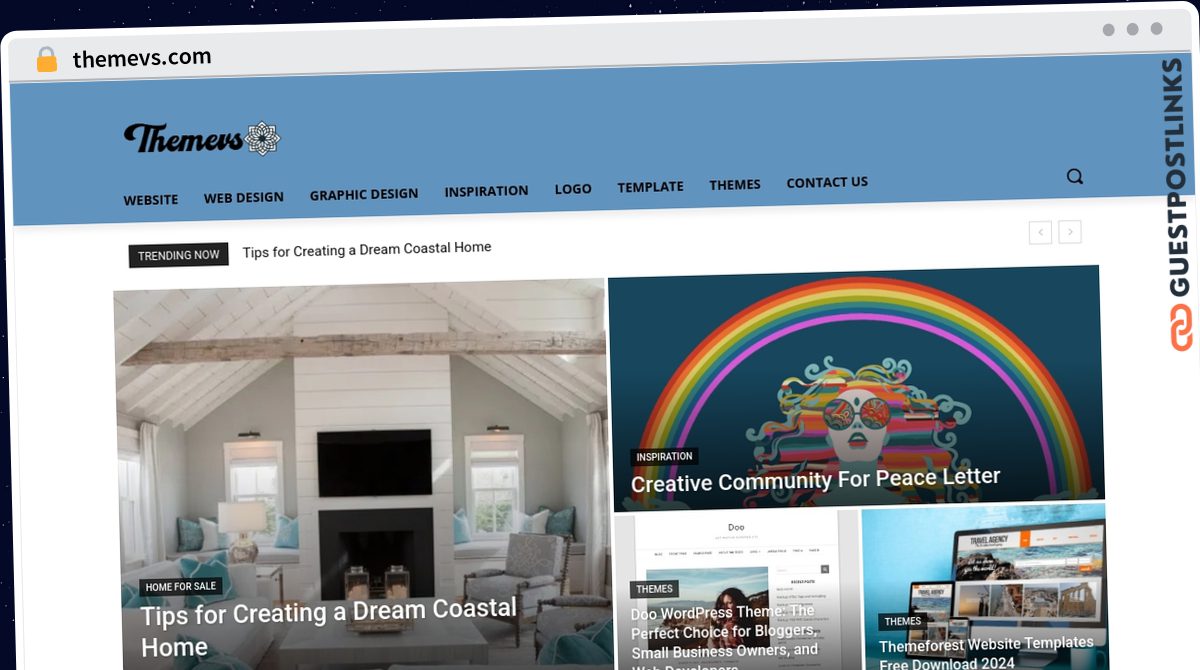 Publish Guest Post on themevs.com