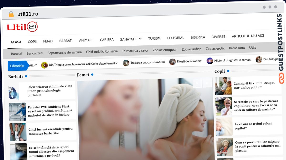Publish Guest Post on util21.ro