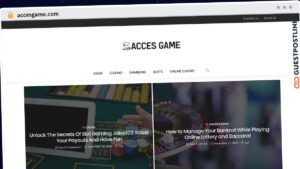 Publish Guest Post on accesgame.com