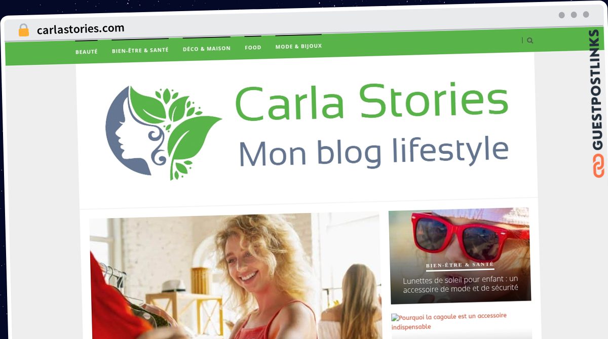 Publish Guest Post on carlastories.com