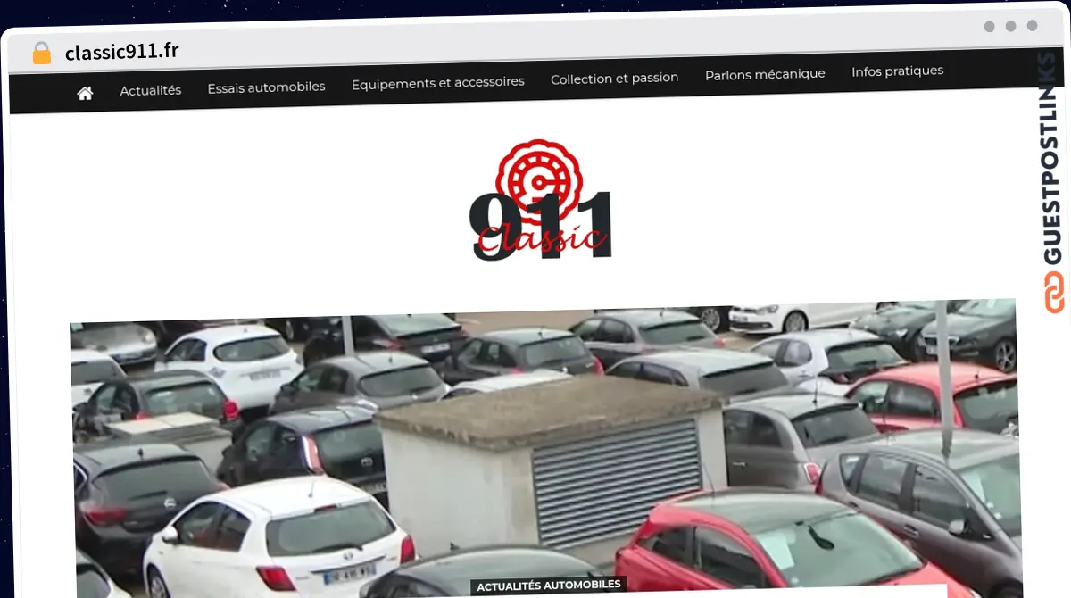 Publish Guest Post on classic911.fr