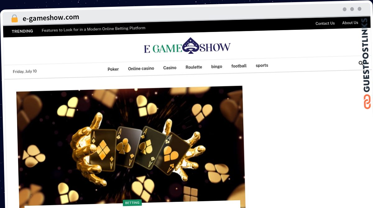 Publish Guest Post on e-gameshow.com
