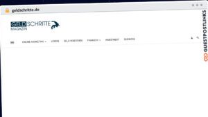 Publish Guest Post on geldschritte.de
