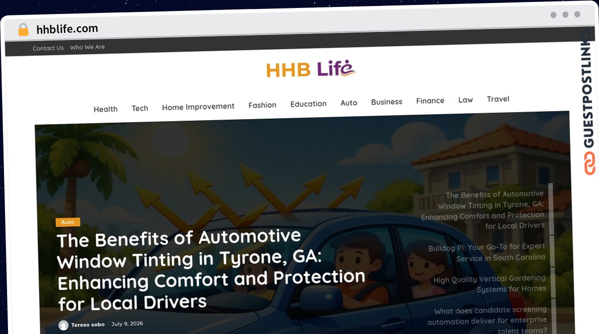 Publish Guest Post on hhblife.com