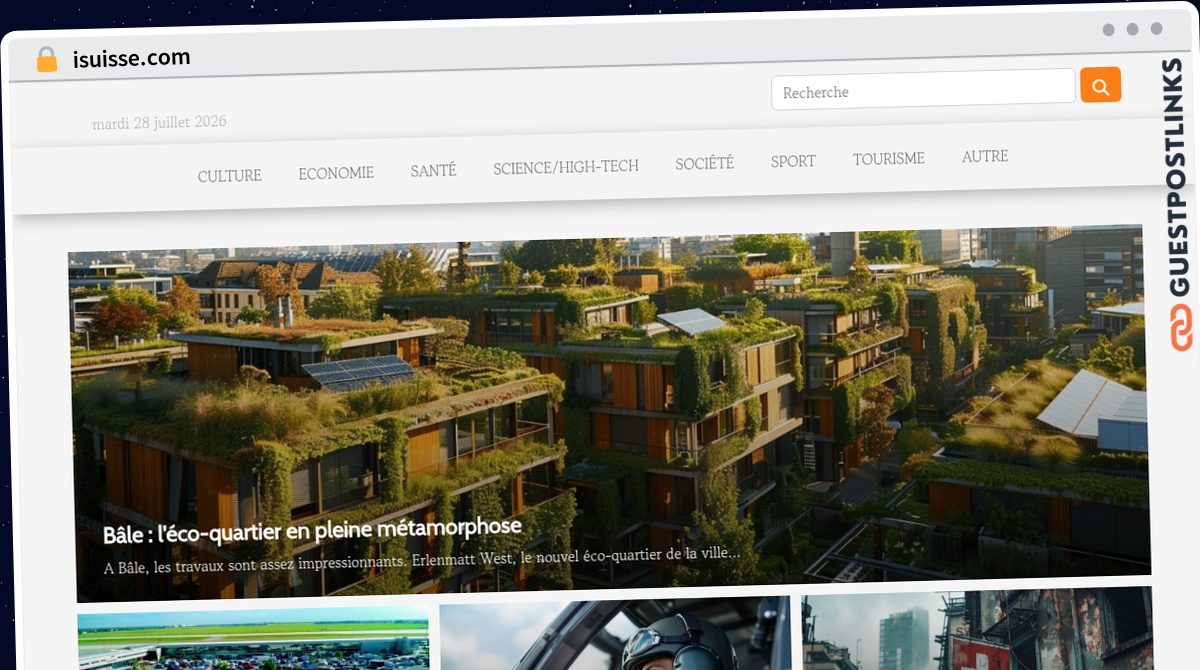 Publish Guest Post on isuisse.com