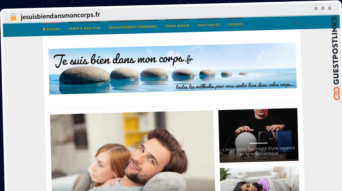 Publish Guest Post on jesuisbiendansmoncorps.fr