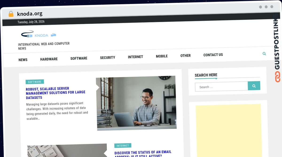 Publish Guest Post on knoda.org