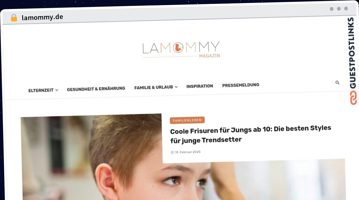 Publish Guest Post on lamommy.de