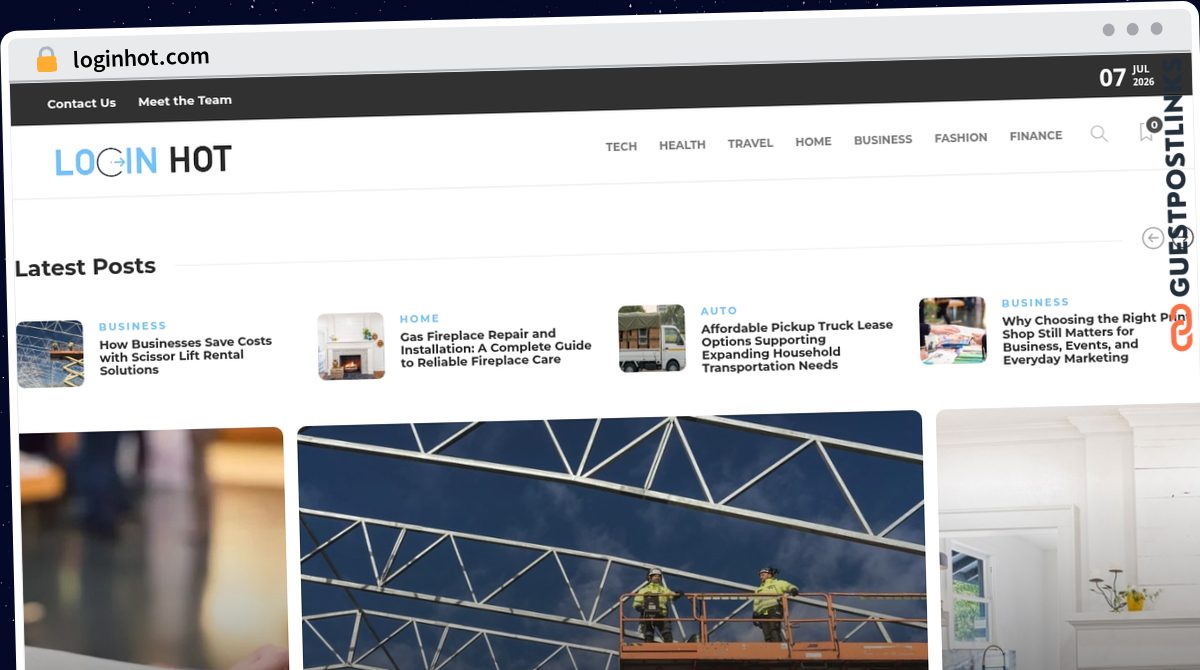 Publish Guest Post on loginhot.com